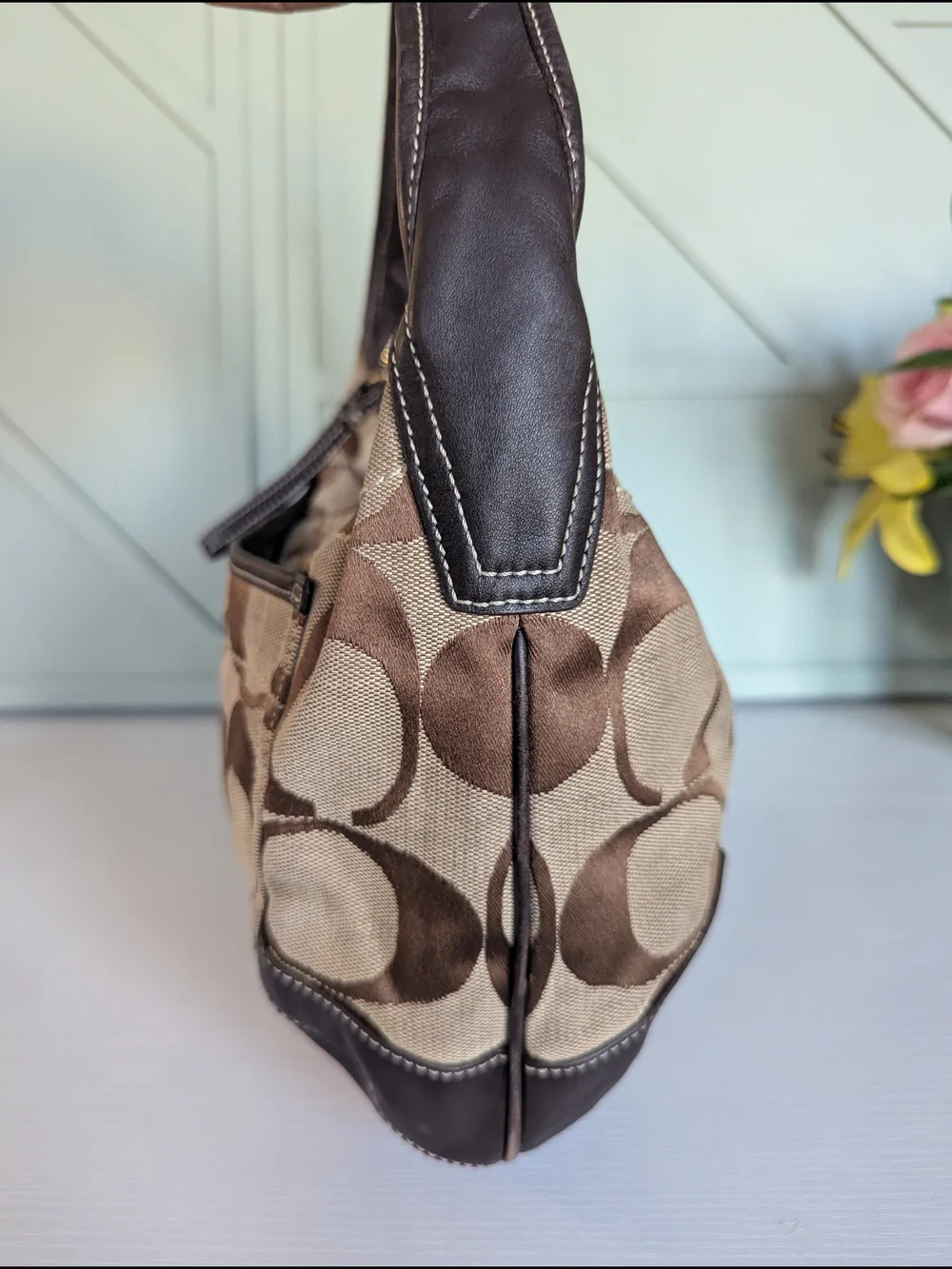 Y2K-era Coach Signature Ergo Hobo Bag